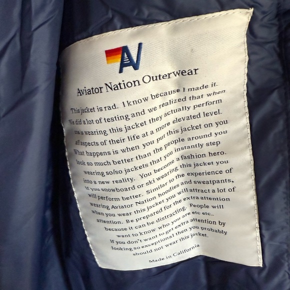 NWT Aviator Nation Men’s (Unisex) 4 Stripe Vest Sherpa Size Large - Picture 6 of 9